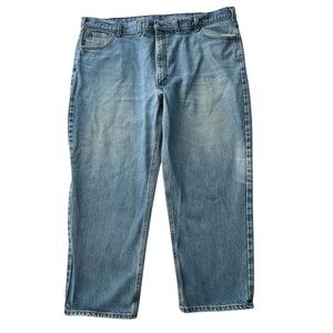 Carhartt Men's Flame Resistant Light Blue Jeans - 48x30